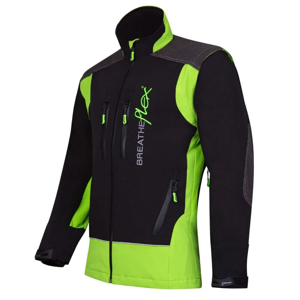 Arbortec Breatheflex Work Jacket | Lime | Durable & Comfortable