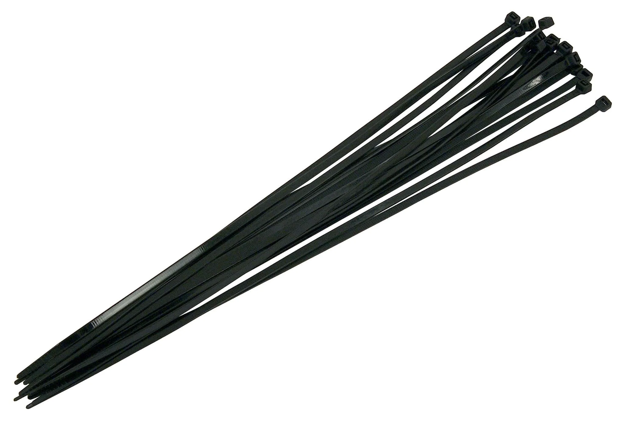 16Pc Cable Zip Ties - 4.8 X 360mm - Black