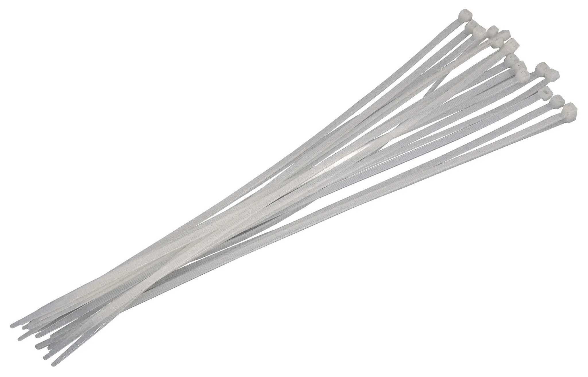 16Pc Cable Zip Ties - 4.8 X 360mm - White