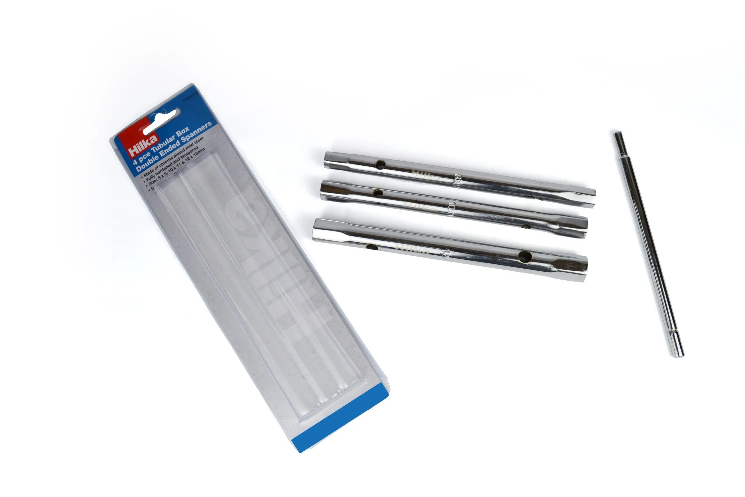 HILKA 4 pce Tubular Box Double Ended Spanners