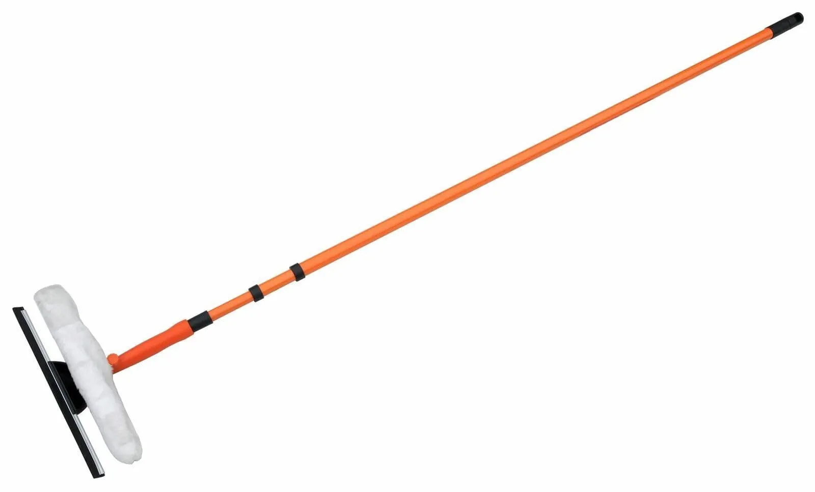 180 Extendable Pole Telescopic Hose Wash Brush Window Squeegee Cleaner Cleaning