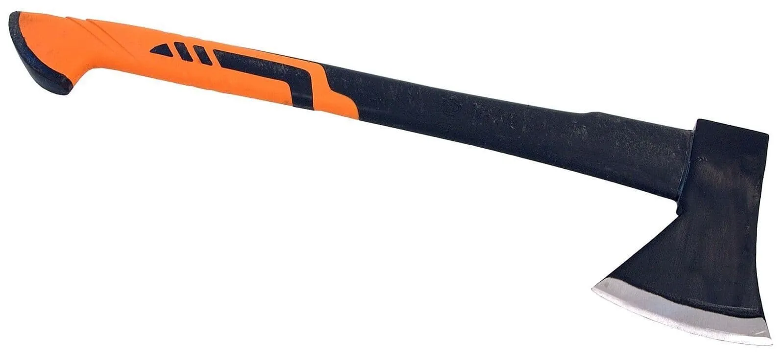 1Kg Wood Axe Fibreglass Handle Hammer Log Splitter Steel Head