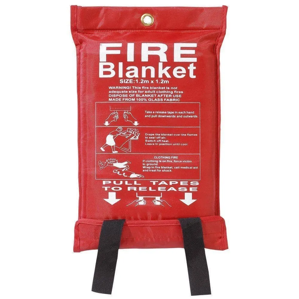 1M X 1M New Sealed Home Safety Fire Blanket Protection