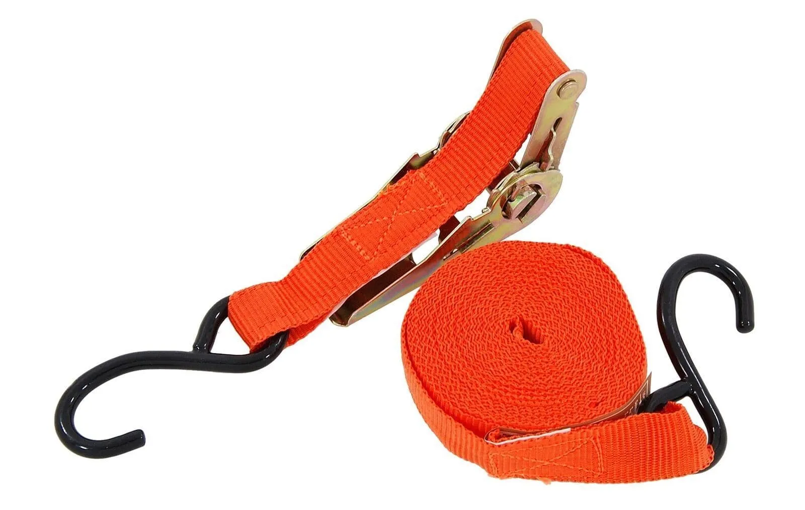 1Pc Ratchet Tie Down Strap Set Cargo Trailer Marquee Roof Rack 25mm X 4.5M /15Ft