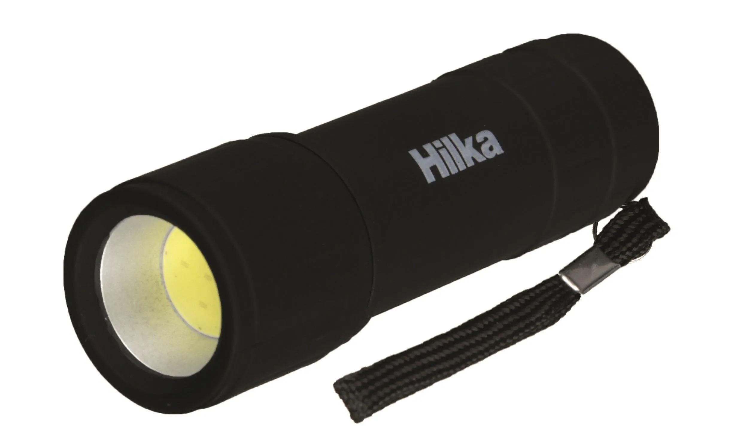 HILKA 1W COB 70 Lumens Rubber Coated Mini Torch