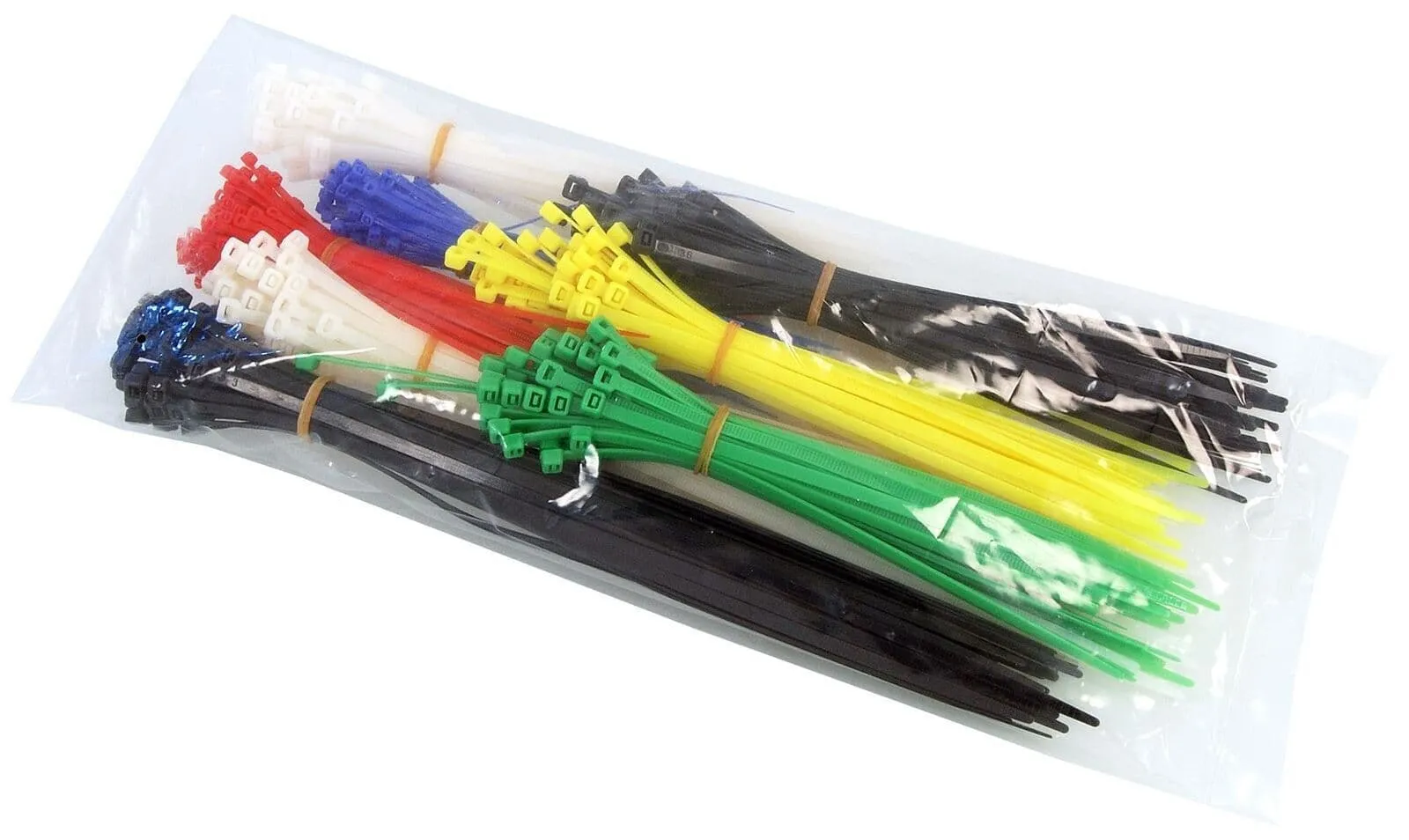 200 Mixed Multicolored Premium Cable Ties Nylon Strong Zip Tie Wraps