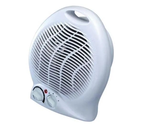 2000W Portable Floor Silent Electric Fan Heater Hot & Cold Upright