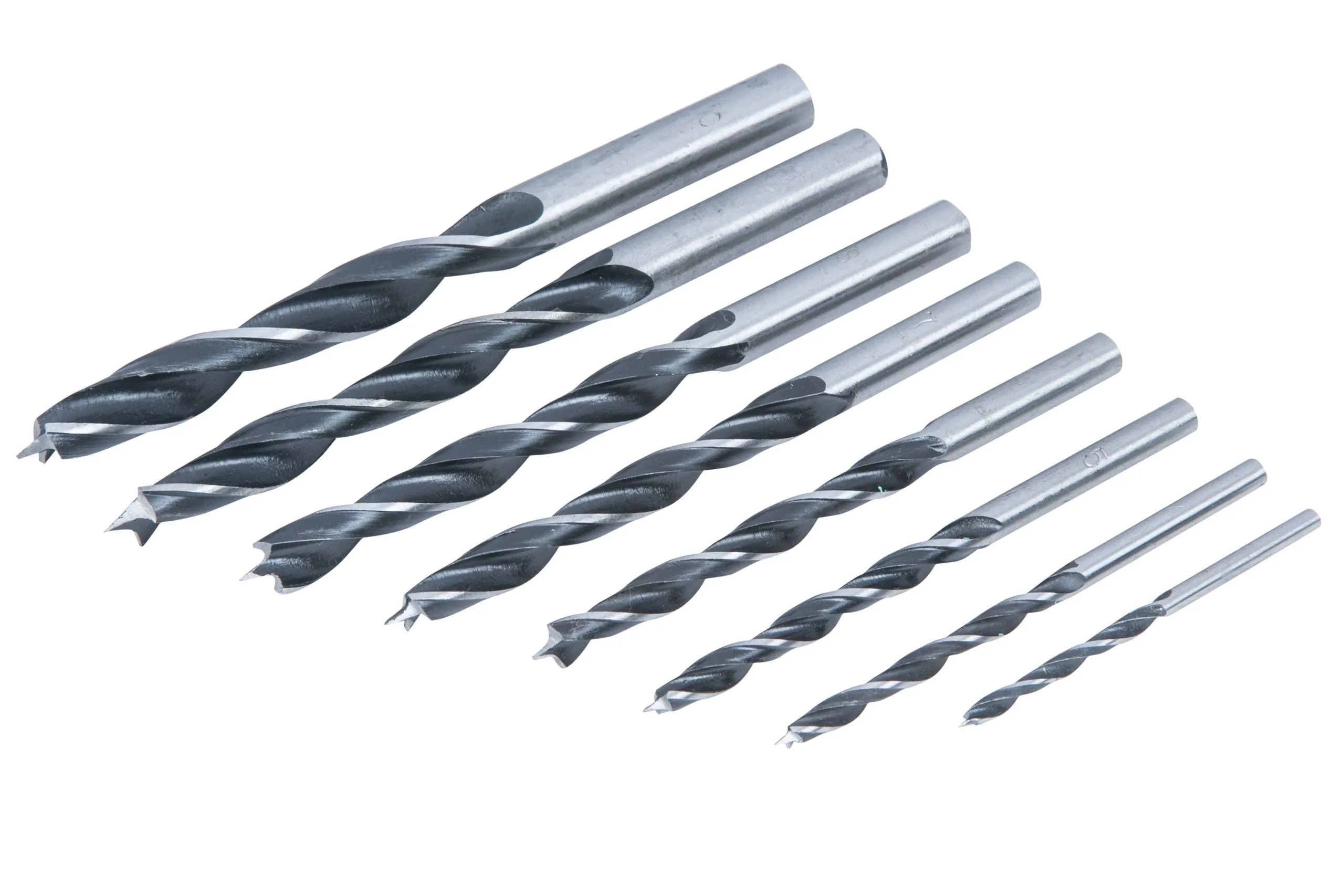 BLUE SPOT TOOLS 8 PCE WOOD DRILL BIT SET (3-10MM)