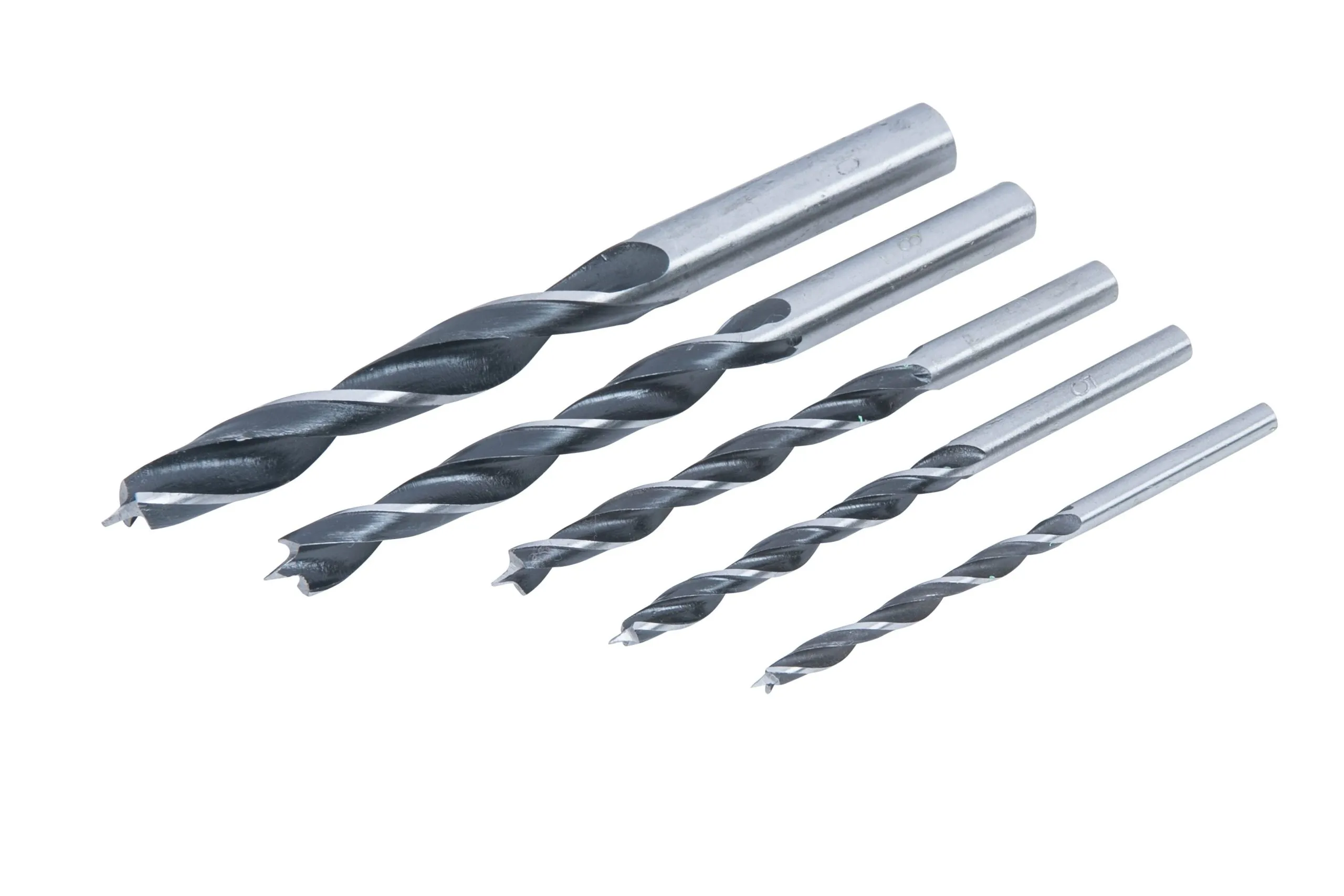 BLUE SPOT TOOLS 5 PCE WOOD DRILL SET (4-10MM)