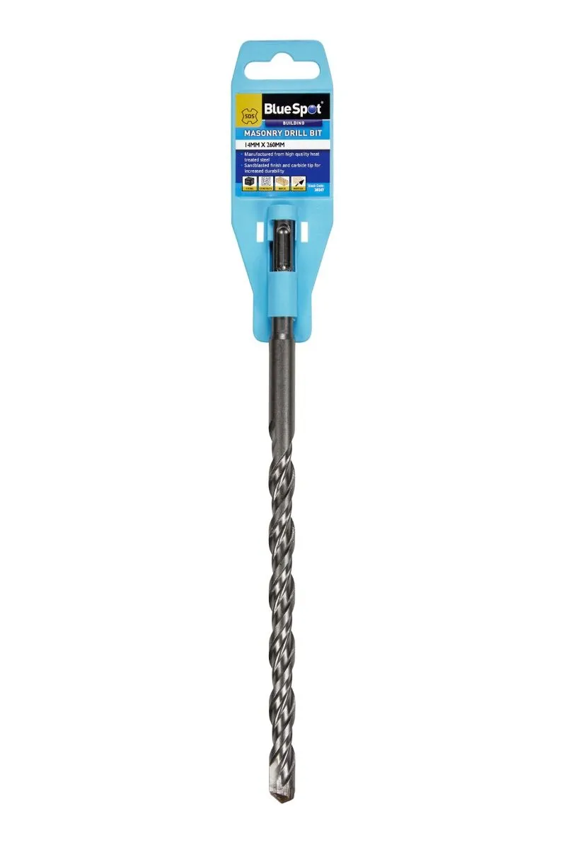 BLUE SPOT TOOLS SDS MASONRY DRILL BIT (14MM X 260MM)