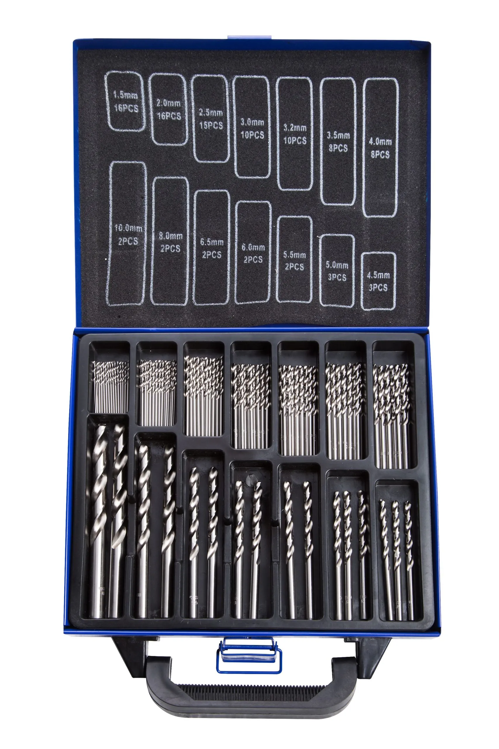 BLUE SPOT TOOLS 99 PCE COBALT DRILL SET (1.5-10MM)
