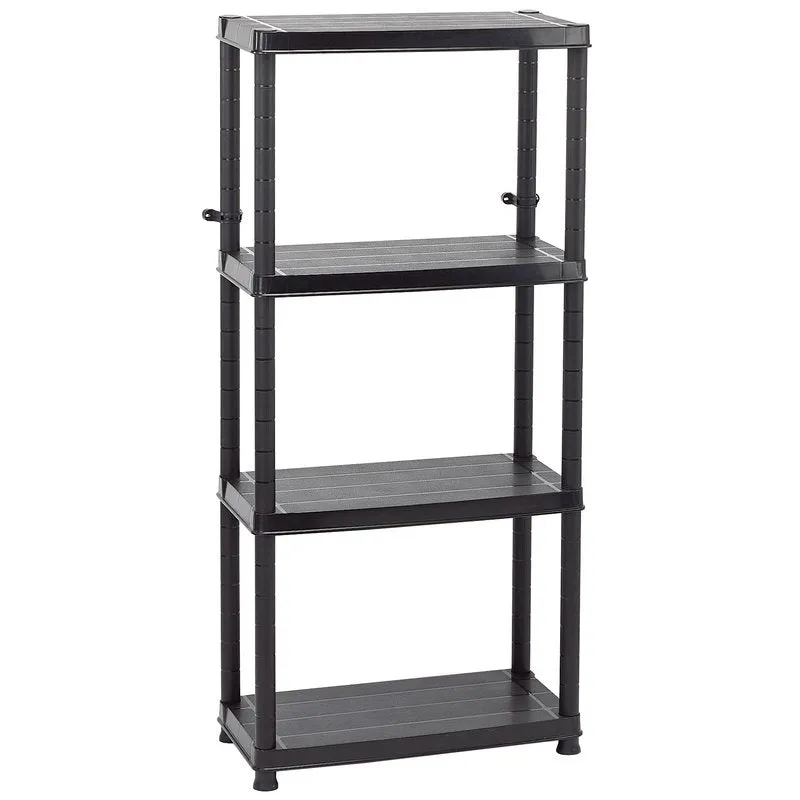 DRAPER 4 Tier Plastic Shelving Unit