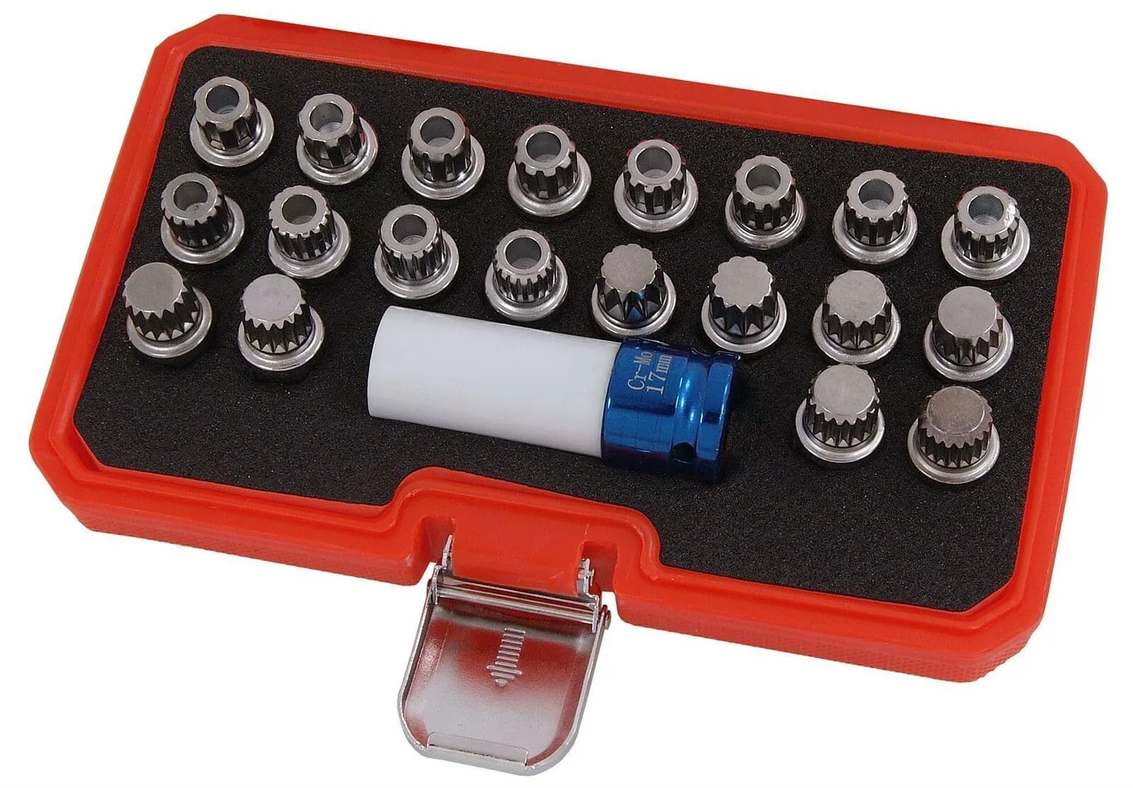 23Pc Vw Vag Group Locking Wheel Nut Lock Key Unique Multi Ribe Spline Bits