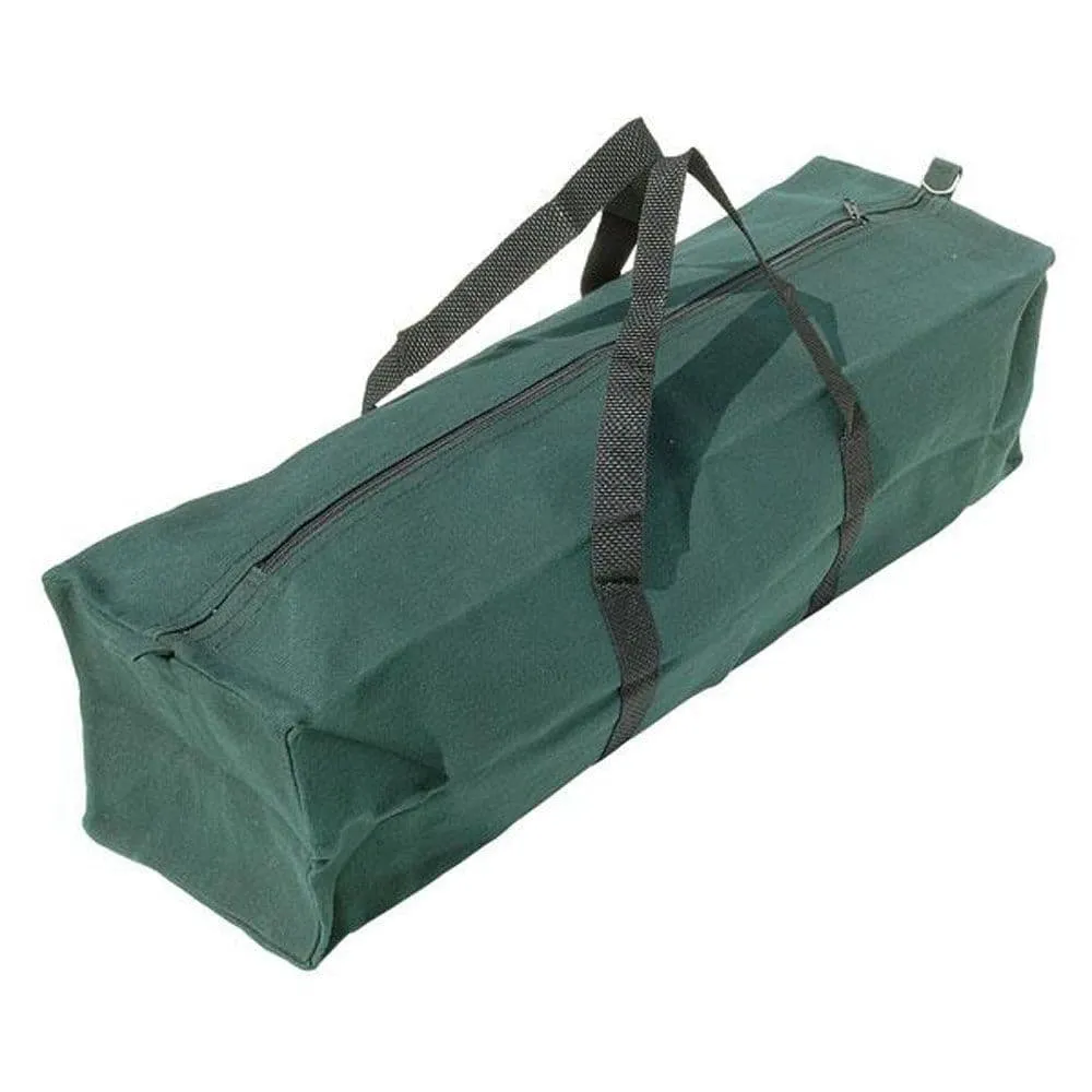 24" 600mm Canvas Tool Bag Green, Water Resistant Heavy Duty
