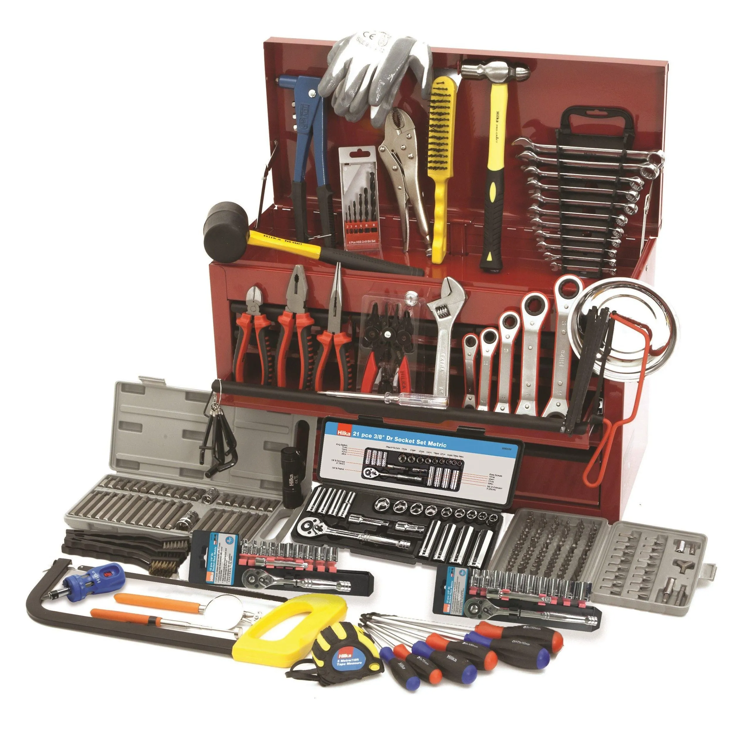 HILKA 270 pce Tool Kit in Heavy Duty Tool Chest