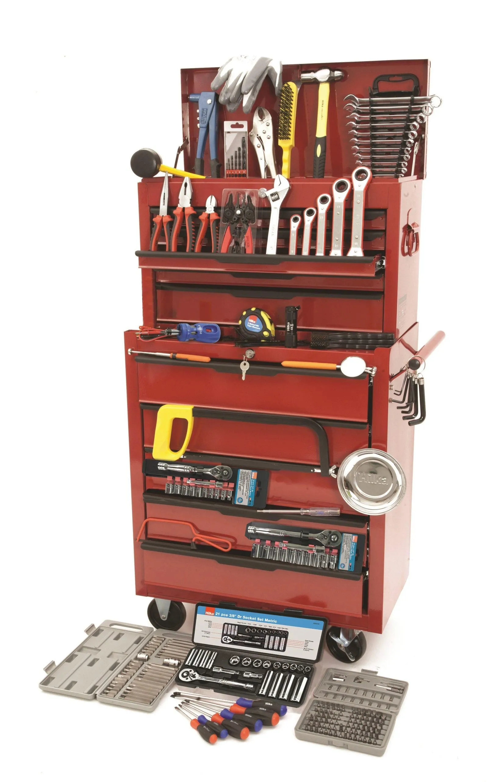 HILKA 271 pce Tool Kit HD Tool Chest & Cabinet