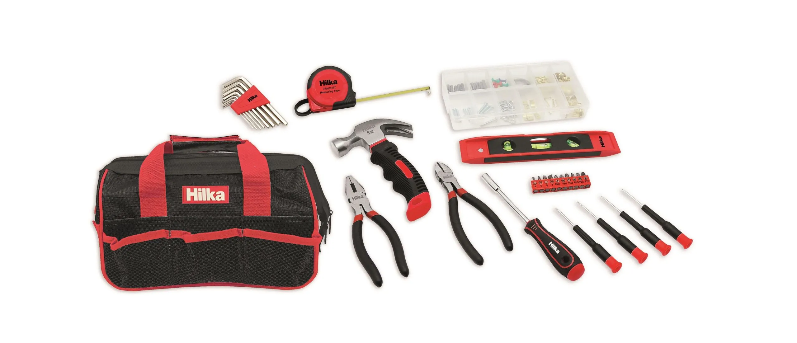 HILKA 30 pce Home Tool Kit in Bag