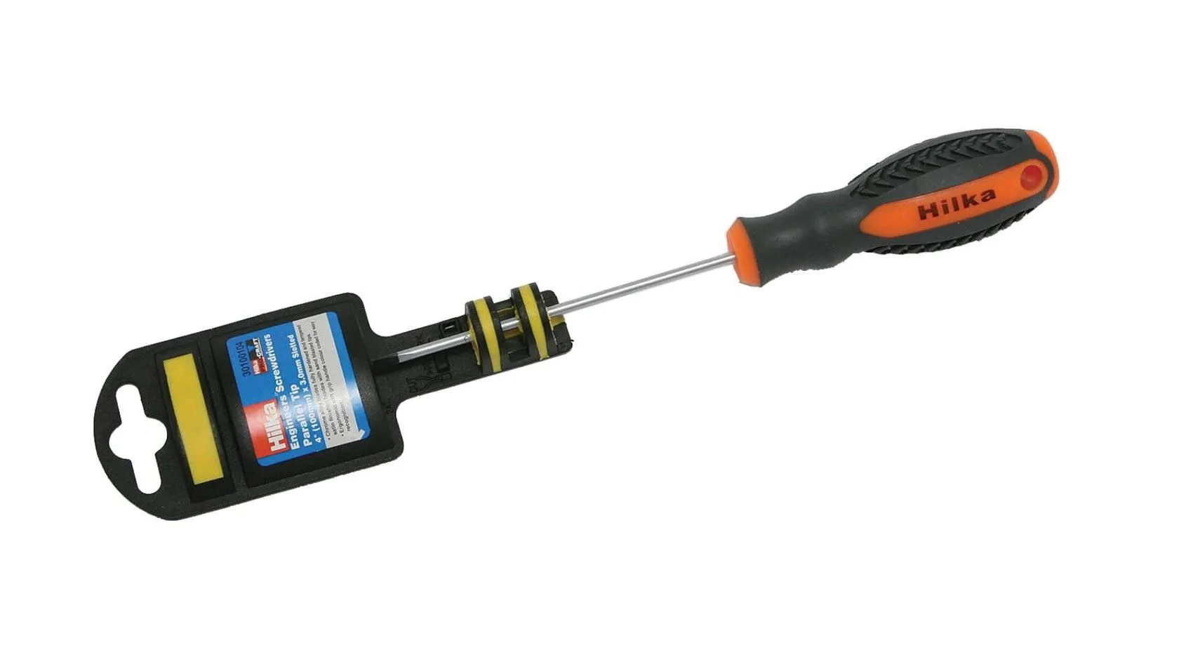 HILKA 4" x 3mm Screwdriver Parallel Tip Slotted