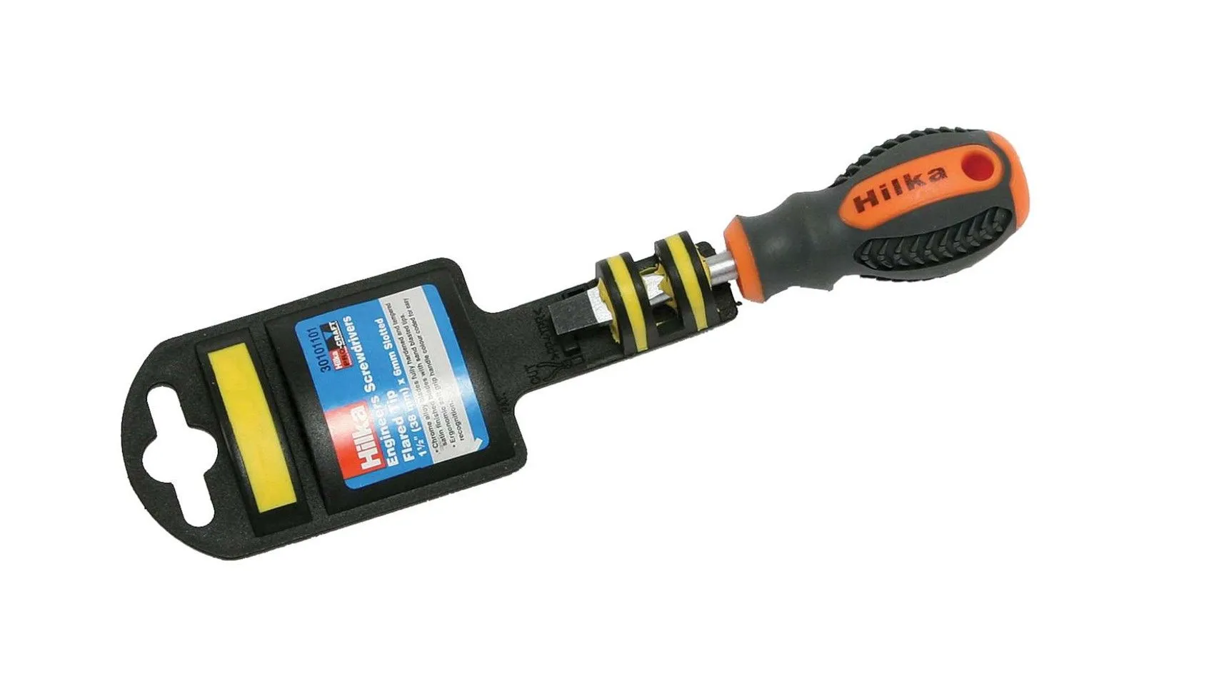 HILKA 1 1/2" x 6mm Screwdriver Flared Tip Slot