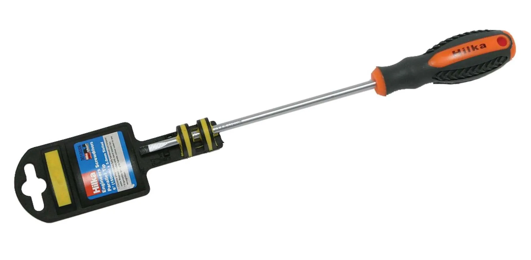 HILKA 6" x 8 mm Screwdriver Flared Tip Slotted