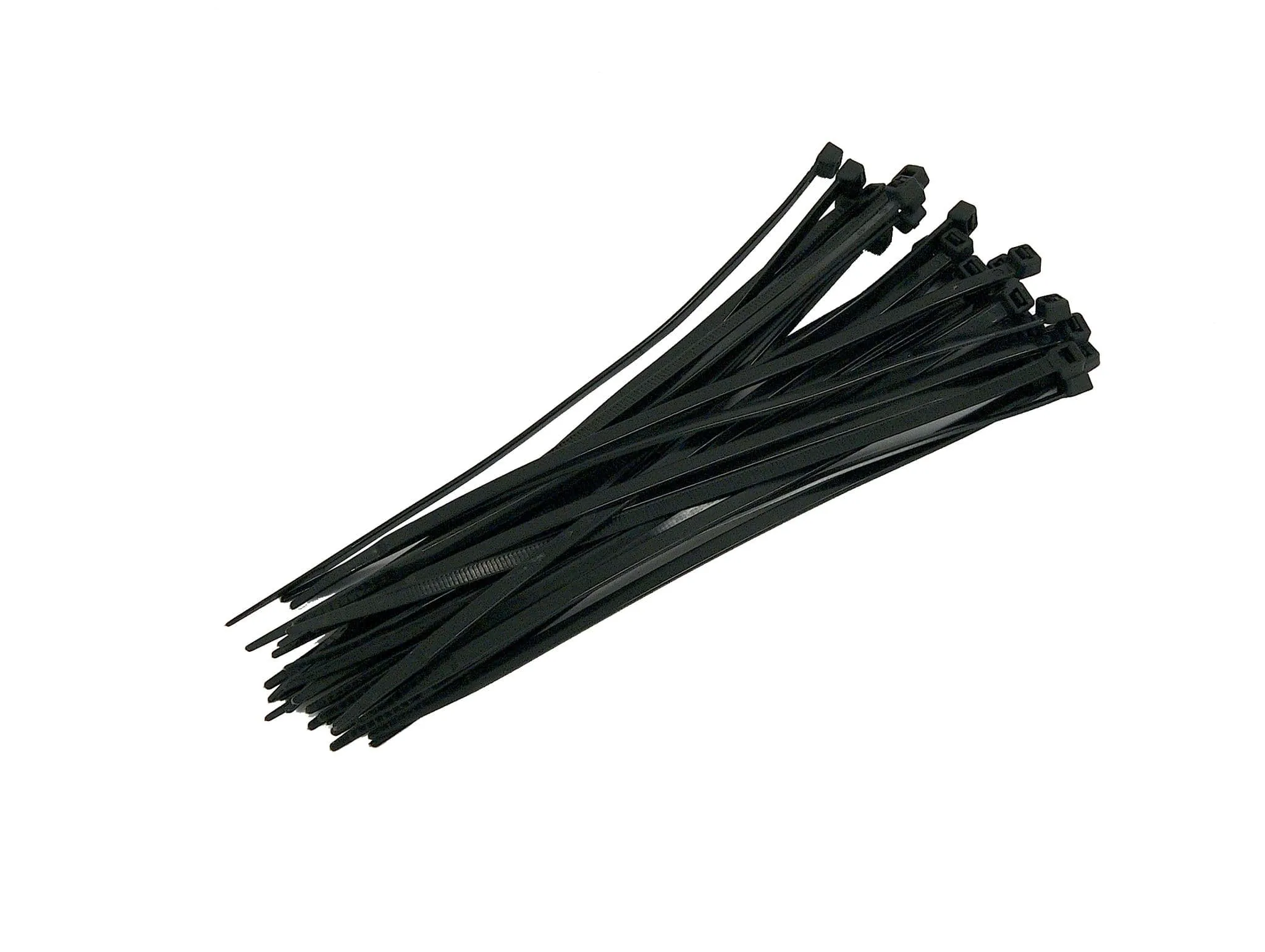 30Pc Cable Zip Ties - 4.8 X 200mm - Black