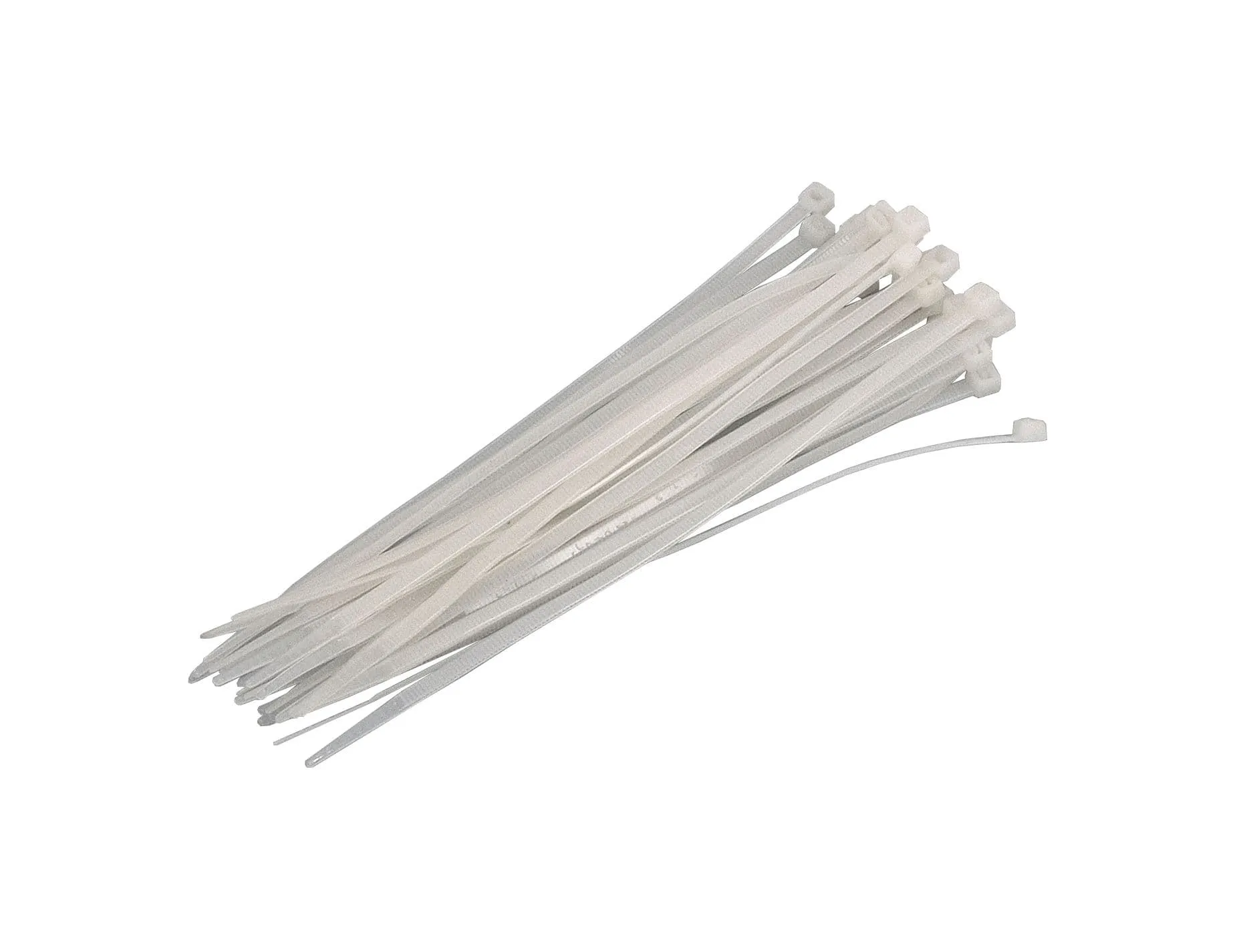 30Pc Cable Zip Ties - 4.8 X 200mm - White