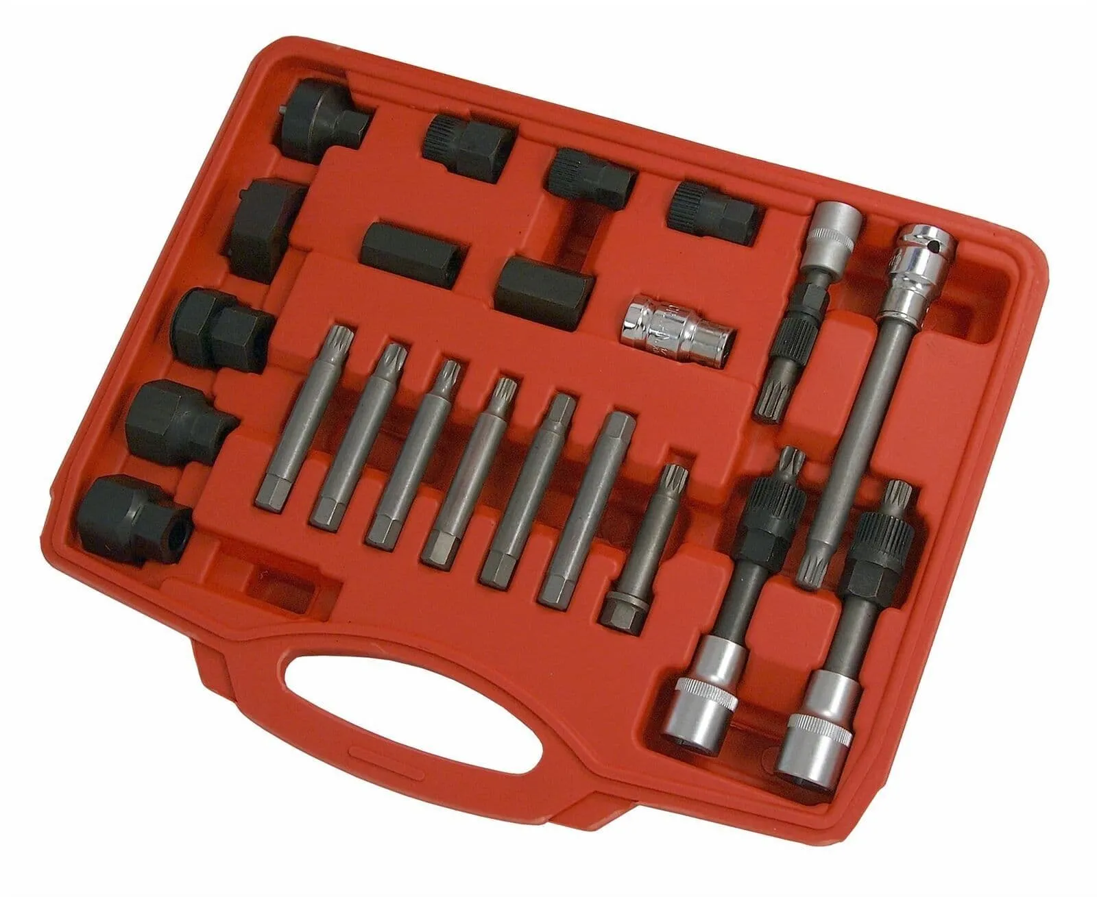 30Pcs Alternator Set Clutch Freewheel Pulley Repair Tool Garage Removal Socket