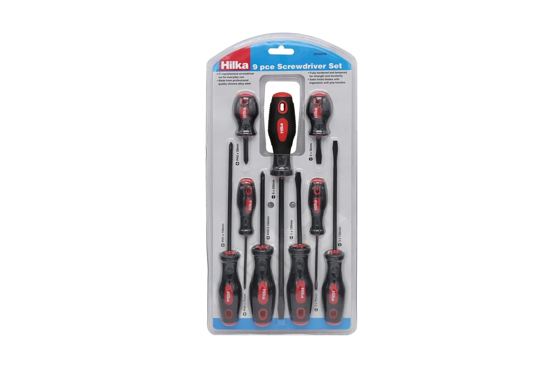 HILKA 9 pce Screwdriver Set