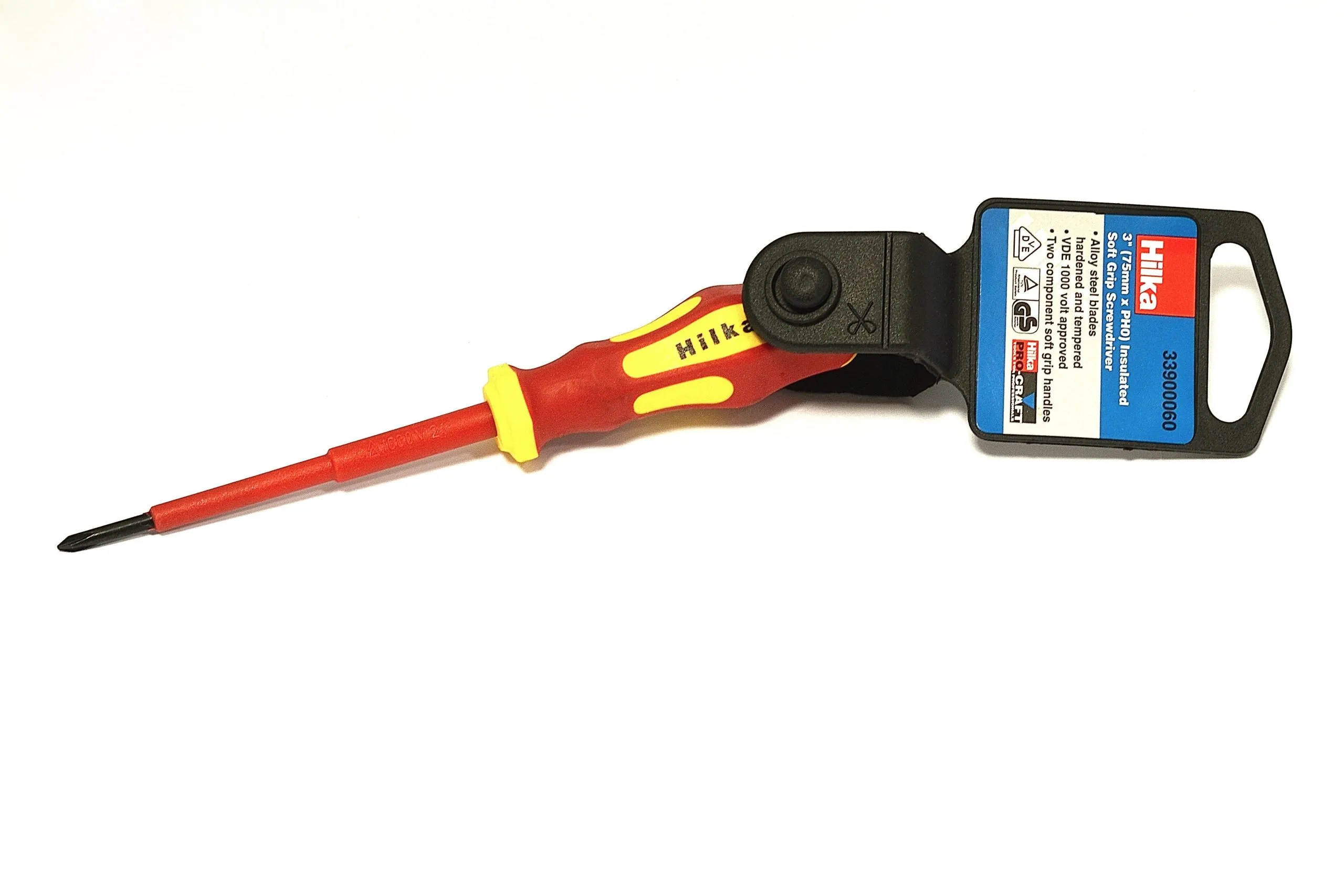 HILKA 75mm PH0 VDE Screwdriver Insulated