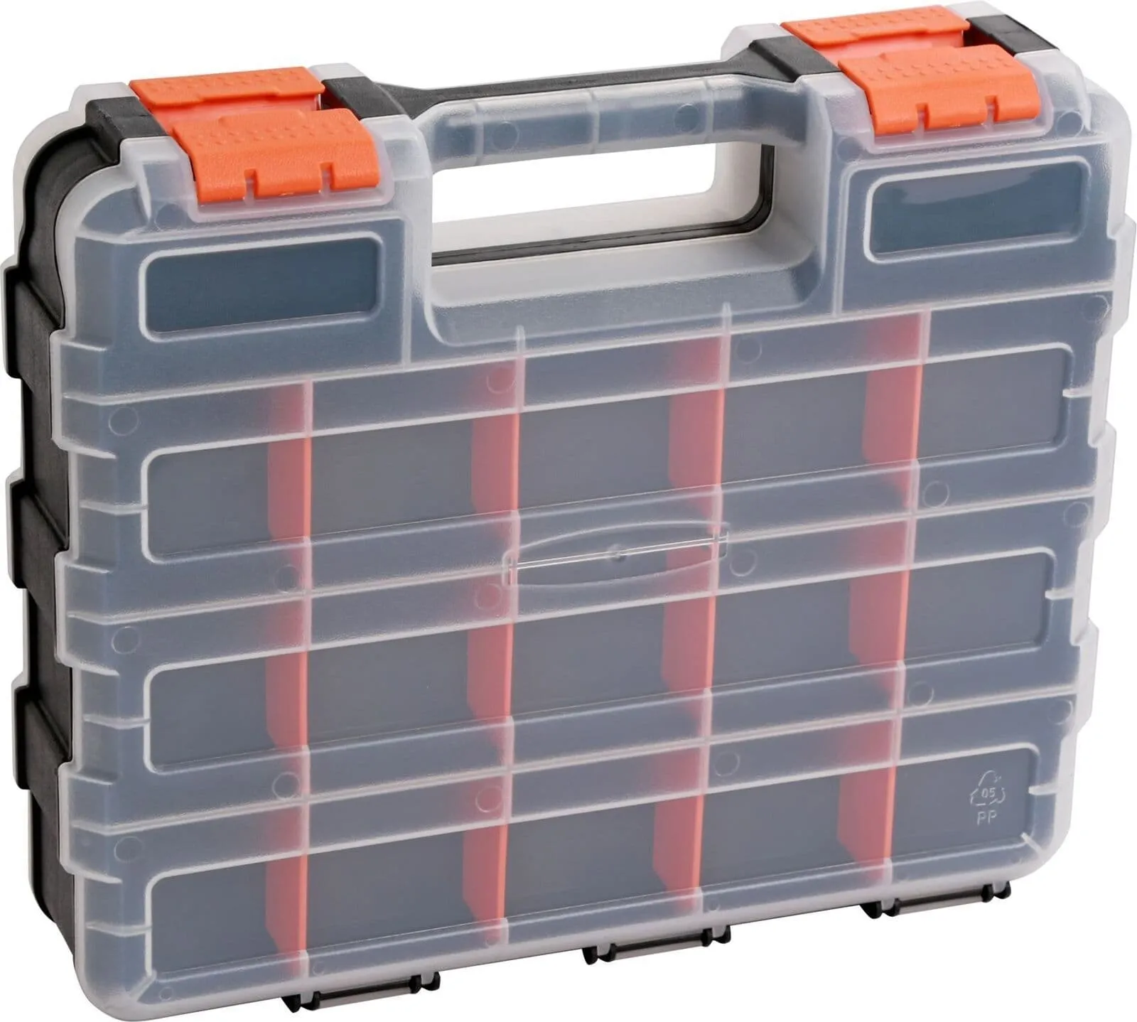 34 Compartment Storage Box Organiser Case For Screws, Nails, Nuts, Bolts & Craft