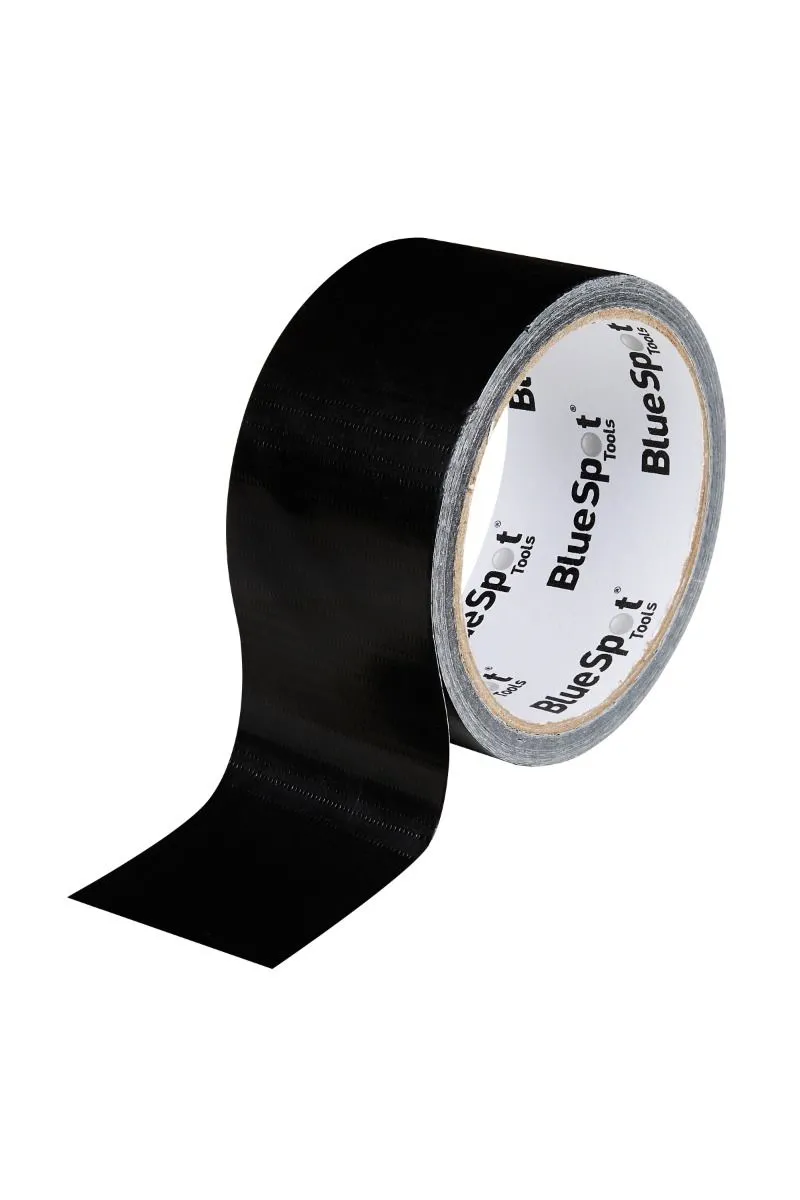 BLUE SPOT TOOLS 48MM X 10M MINI BLACK GAFFA TAPE