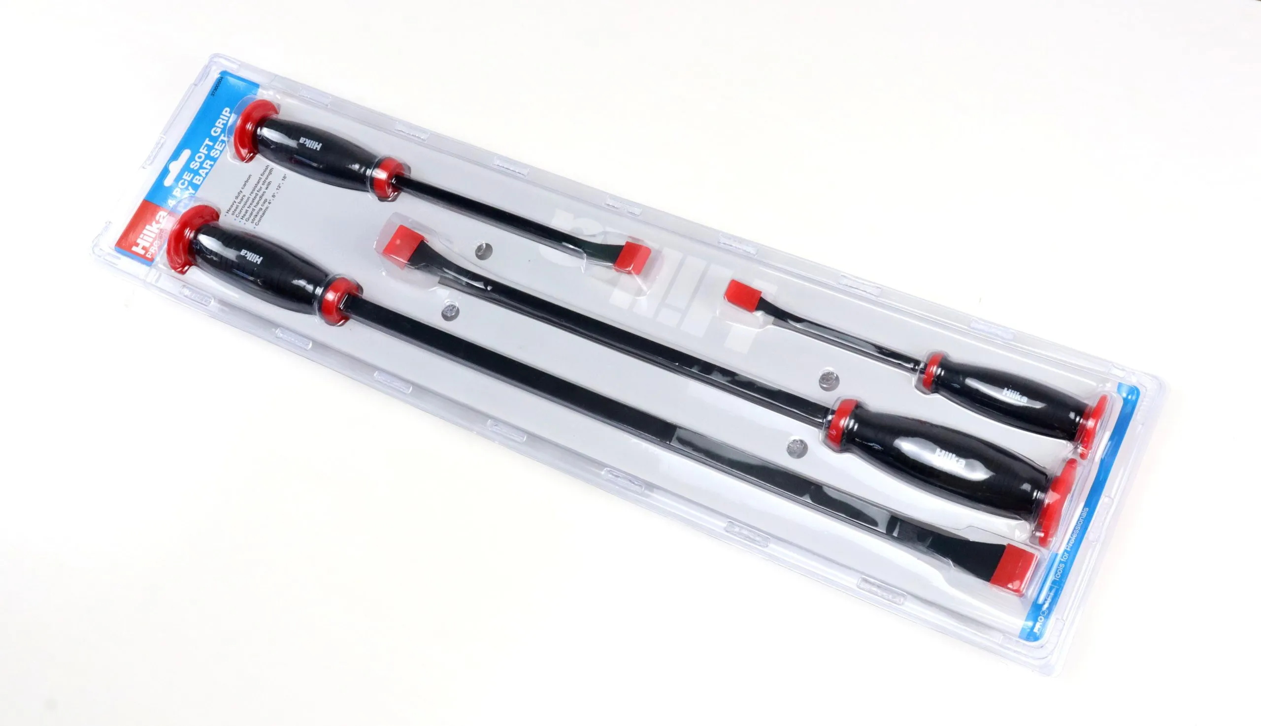 HILKA 4 pce Soft Grip Pry Bar Set