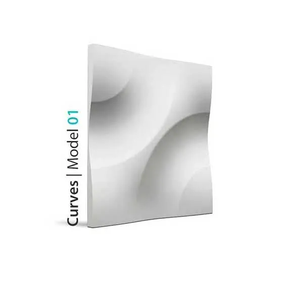 3D Gypsum Wall Panels – CURVES