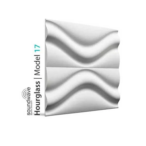 3D Gypsum Wall Panels - HOURGLASS