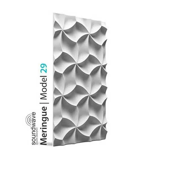 3D Gypsum Wall Panels - MERINGUE