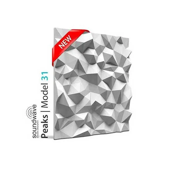 3D Gypsum Wall Panels - PEAKS