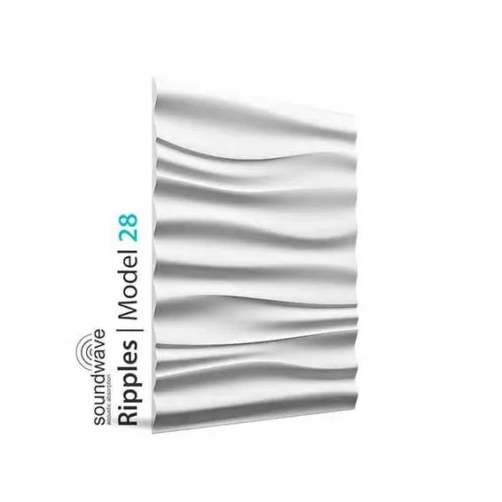3D Gypsum Wall Panels - RIPPLES