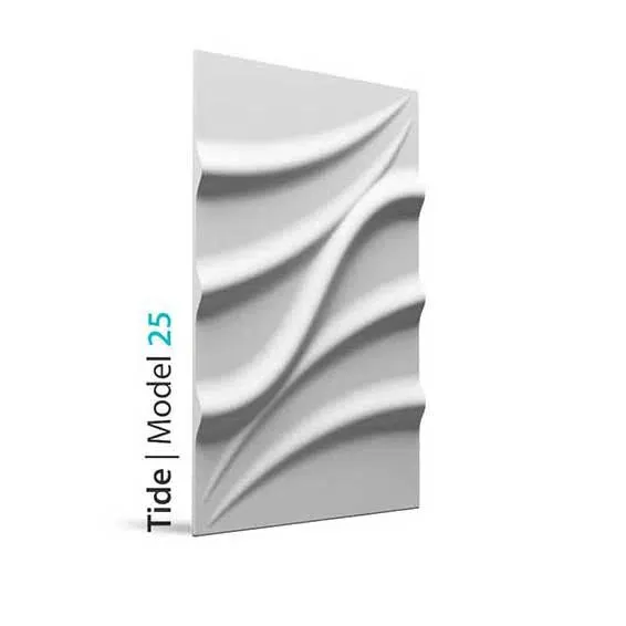 3D Gypsum Wall Panels - TIDE