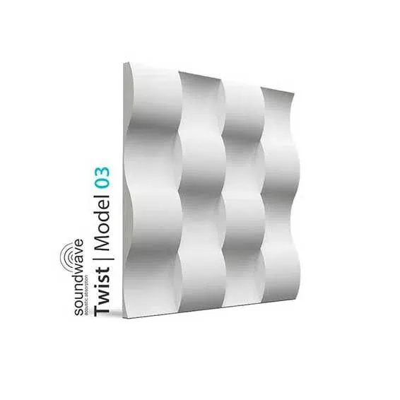 3D Gypsum Wall Panels - TWIST