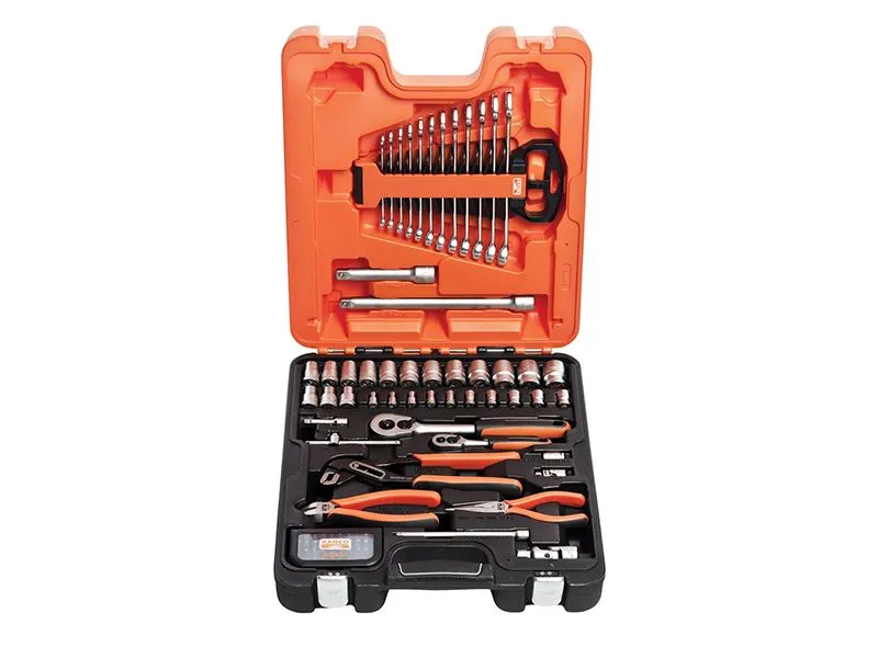 Bahco S81MIX 1/4 & 1/2in Drive Socket & Pliers Set, 81-Piece