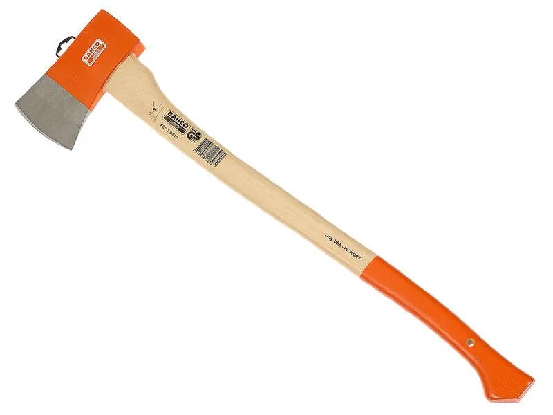 Bahco Felling Axe with Hickory Handle, 3.0kg