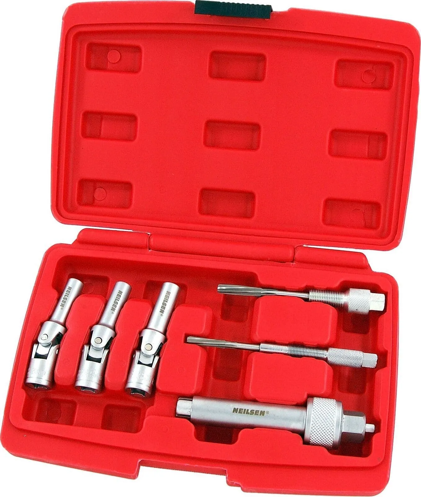 3Pc Glow Plug Extractor Puller Remover & Reamer Removal Set Kit 8,10 &12mm