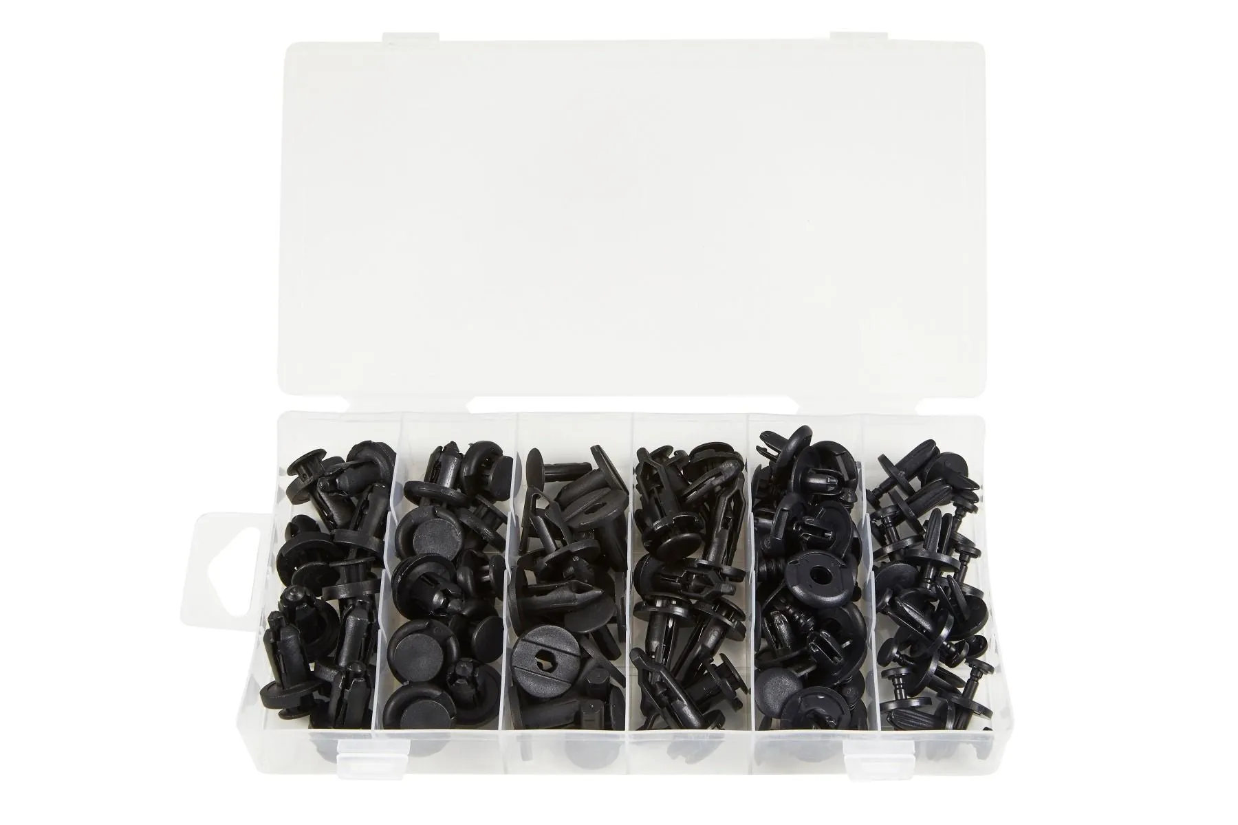 BLUE SPOT TOOLS 72 PCE ASSORTED PUSH PIN CLIPS