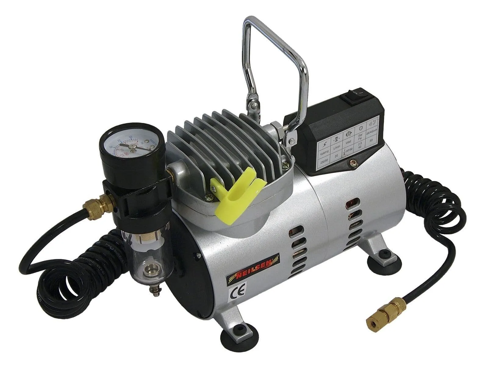 40Psi Air Brush Compressor Dual Action Art Paint Spray Gun