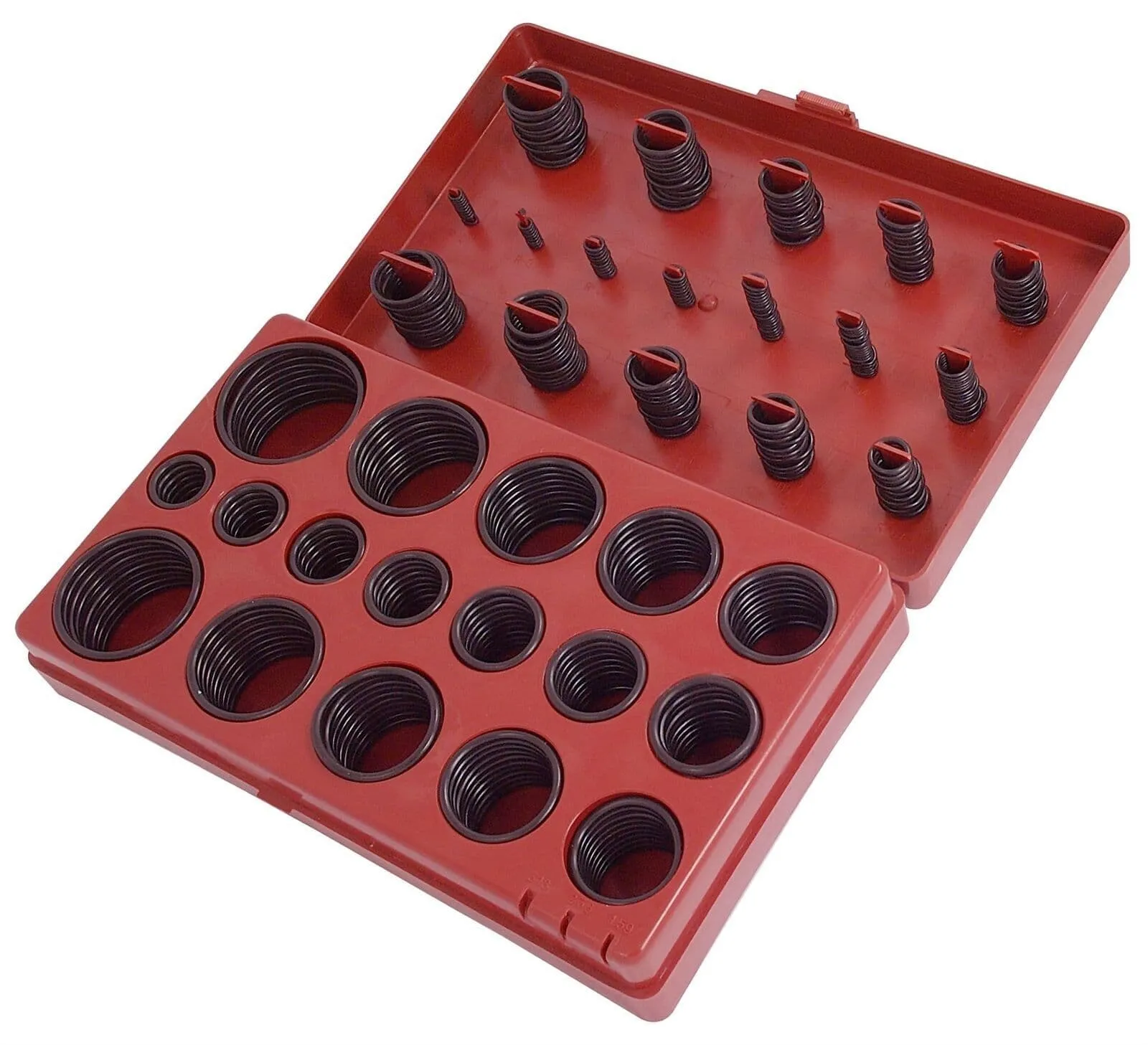 419Pc Black Rubber O-Ring Set Seals Washers Assorted 3 - 50 mm Metric Sizes