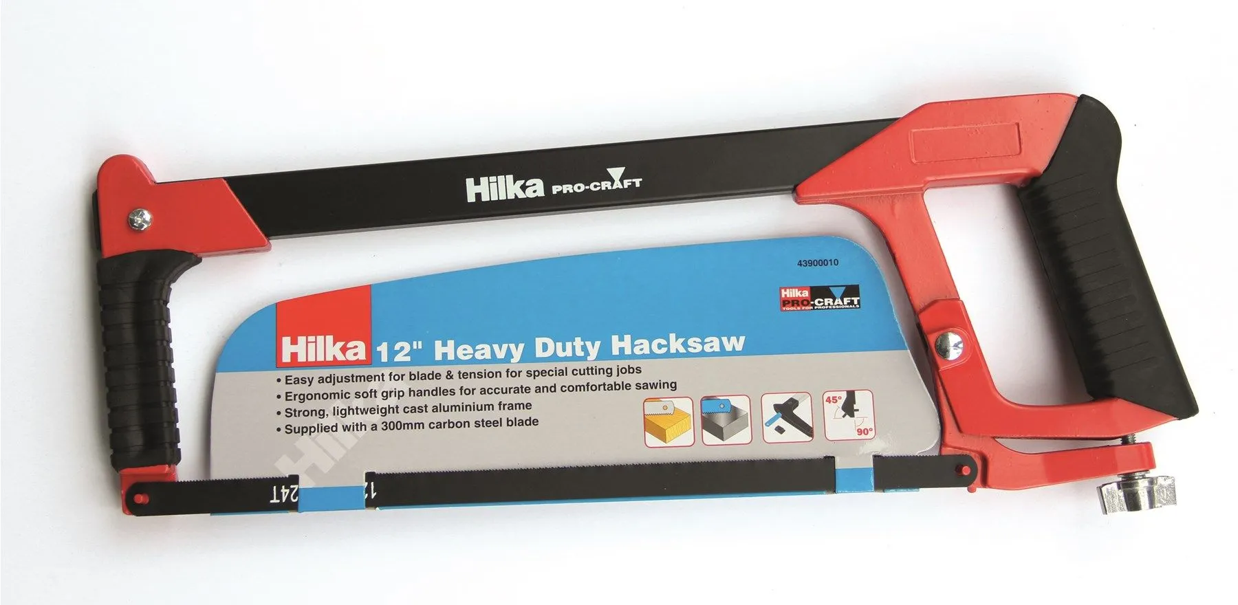 HILKA 12" Heavy Duty Hacksaw Frame