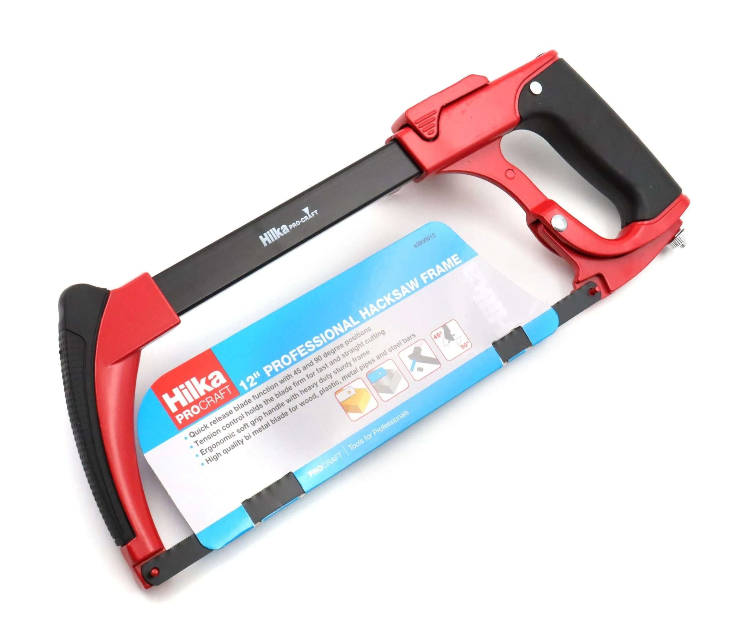 HILKA 12" Professional Hacksaw Frame