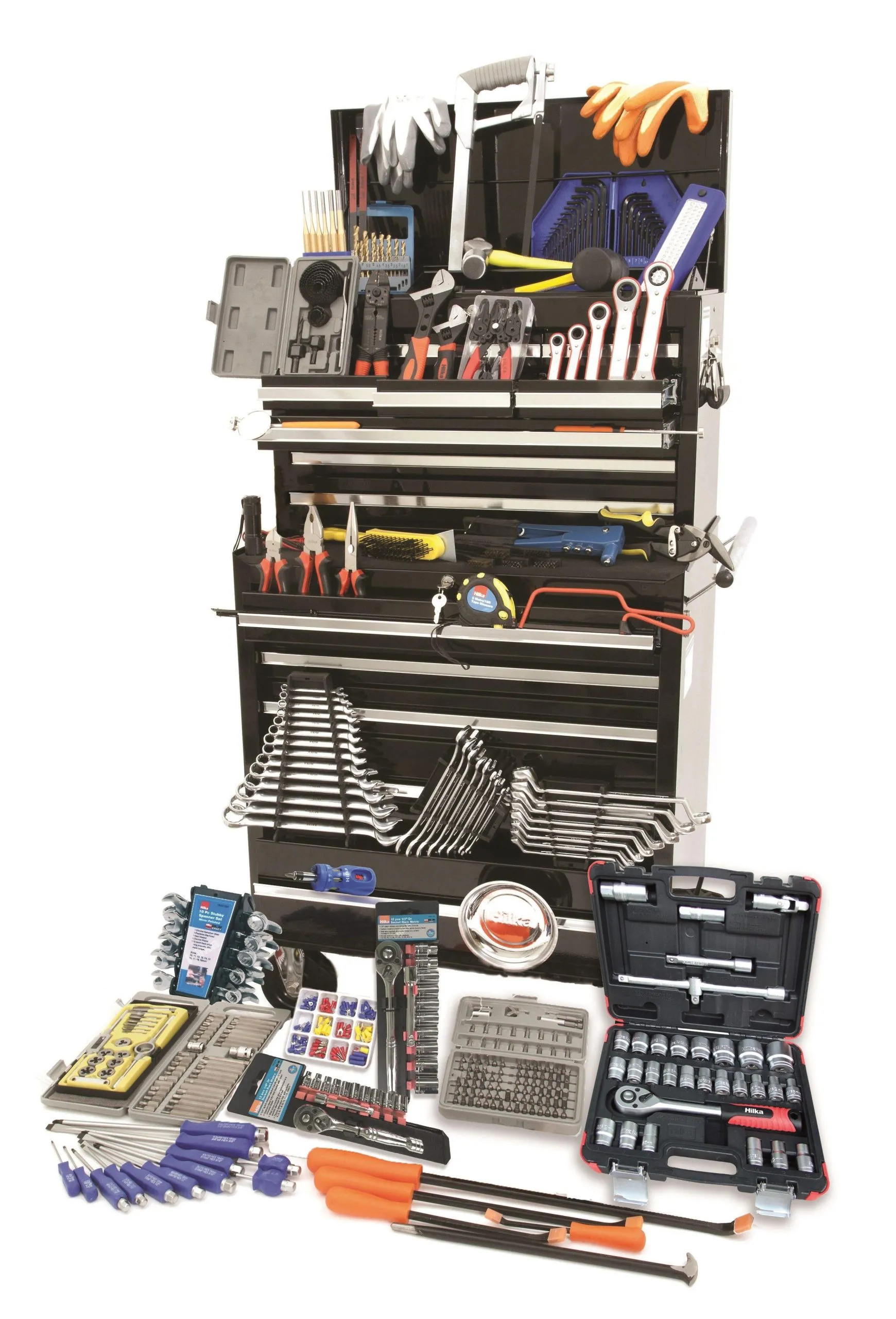 HILKA 489 pce Tool Kit in Pro Chest & Cabinet