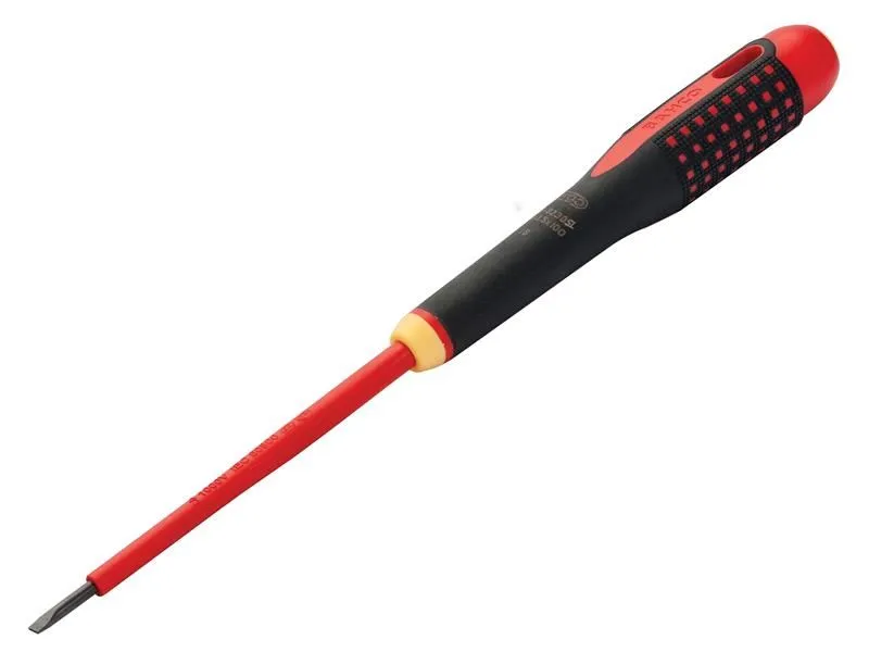 Bahco ERGO™ Slim VDE Insulated Screwdriver 3.5x100mm, 1000V Rated