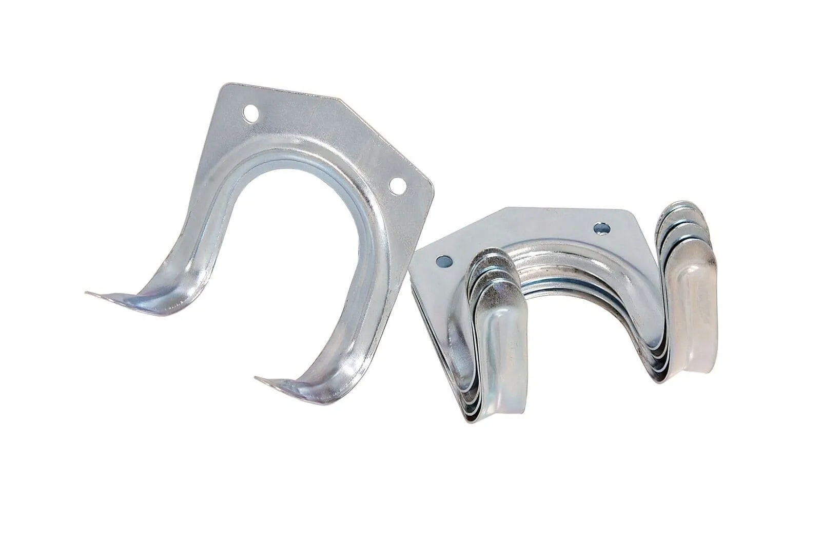 5 X 2" Metal Hanging Tool Hooks Garden Shed Storage Space Workshop Strong Steel